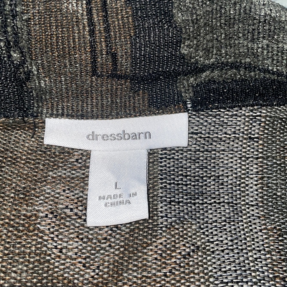 Dress Barn Formal Leaf Coat Size L